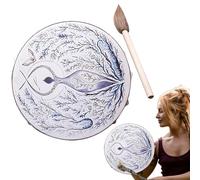 chamán espiritual - FRAMA DIMBITOR Ettnic Percusion Instruments With Stick | Meditation Yoframe Music Tools para DrugA, adulto Mallet Espiritual Spiritual Healing Chamánico Instru