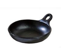 Chamba Black Clay Saute Pan, 7 pulgadas