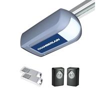 Chamberlain ML1040EV - Accionamiento para puerta de garaje - Silencioso y fuerte: 1000 N fuerza de tracción máx. 140 kg de peso de la puerta - Capacidad para Smart Home - Montaje sencillo - Incluye