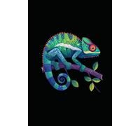 CHAMELEON: ANIMALS OF THE WORLD, Positive affirmations, Motivational and inspirational notebook, Animal notebook, Birthday gifts, Notebook gifts, Anniversary gifts, For all...