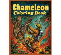 Chameleon Coloring Book: Firefighter Chameleon Animal Coloring Pages