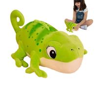 Chameleon Doll - Realistic Lizard Toy, Comfortable Cartoon Companion, Eleven Inch Plush Stuffed Animal | Soft Wildlife Figure Christmas, Bedtime Hugging Gift For Birthday