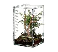 Chameleon Enclosure - Escape Proof Tarantula Habitat Cage, Escape Proof Reptile Tank, Home Classroom Bedroom Living Room Office Pet Store, Vertical Airflow Mesh, Acrylic View | For Home