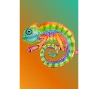 Chameleon Journal - Rainbow Cover: Part of the Lizard Collection - Themed for Kids, Teens & Adults - with Lined Pages