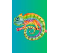 Chameleon Journal - Rainbow: Part of the Lizard Collection - Themed for Kids, Teens & Adults - with Unlined Pages