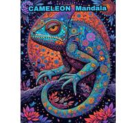 Chameleon Mandala Coloring Book: 50 Unique Reptile Designs for Adult Stress Relief and Relaxation