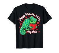 Chameleon Valentine's Day Lover Saint Valentine Camiseta