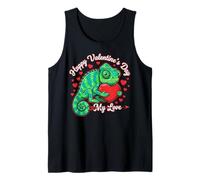 Chameleon Valentine's Day Lover Saint Valentine Camiseta sin Mangas