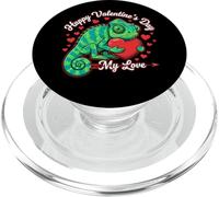 Chameleon Valentine's Day Lover Saint Valentine PopSockets PopGrip para MagSafe