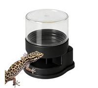 Chameleon Water Fountain - Reptilian Liquid Dispenser, Pet Herpetology Well, Enclosure Humidity Mist | Moving Leaf Waterfall Bubbler For Stimulating Drinking Instincts Keeping Habitats Humid