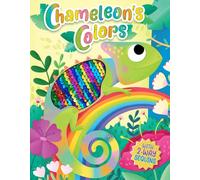 Chameleon's Colors - Libro de cuentos para niños con lentejuelas de 2 vías - Libro de tablero sensorial