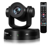 Chameye Cámara de sala de conferencias 4K, zoom óptico de 20x, seguimiento automático AI, cámara PTZ 4K en vivo para sala de reuniones de videoconferencia, USB/HDMI/PoE con zoom Vmix OBS, CH420