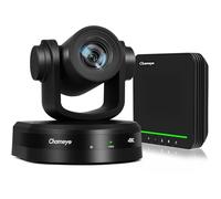 Chameye CB201 - Sistema de cámara de sala de conferencias 4K, zoom de 20x con seguimiento automático AI USB3.0 HDMI PTZ, paquete de altavoz Bluetooth para culto y reuniones en línea, CB201