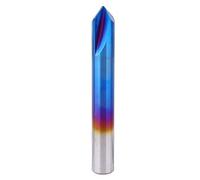 Chamfer End Mill 90 Degrees, 2 Flute Tungsten Steel Cemented Carbide Router Bit for Precision Chamfering and Deburring on CNC Milling Machines (10*jal)