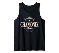 Chamonix Mont Blanc Francia | Chamonix Francia Moderno Camiseta sin Mangas