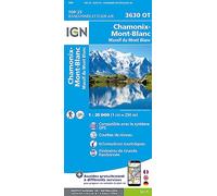 Chamonix-Mont-Blanc / Massif du Mont Blanc (3630OT): 1:25000 (TOP 25)