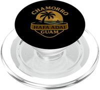 Chamorro HAFA ADAI Guam - Palmera Isla Playa Atardecer PopSockets PopGrip para MagSafe