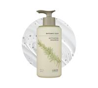 Champ activador Botanic Calm de AMOS PROFESSIONAL l Champ vegano fortalecedor del cuero cabelludo y el cabello con romero y biotina sin sulfato