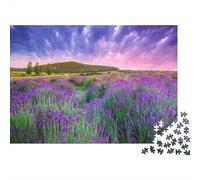 Champ de Lavande 70x50cm/1000pcs Puzzle Pour Adultes - Style paysage Naturel,Jouet De DIY