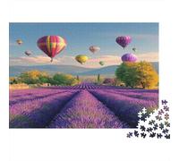 Champ de lavandes Cadeau Unique Décoration Intérieure Scène de Voyage et d'aventure Jeu Éducatif Challenge Toy Adultes & Enfants Des 14 ANS 52x38cm/1000pcs