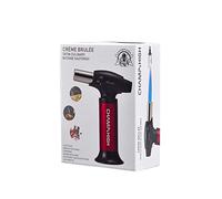 CHAMP HIGH - Linterna de cocina profesional - Quemador de cocina 15,5 cm - Llama regulable - Crème Brûlée, Pastelería, Postres, Camping - - Rojo