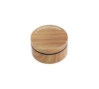 CHAMP HIGH - Molinillo de tabaco y hierbas - Diseño de Madera - Dientes de diamantes - Amoladora - 2 partes - Cafe - 55mm - Altura 30mm