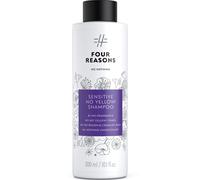 Champ No Nothing Sensitive No Yellow de Four Reasons - Champ plateado sin perfume para cabello rubio | 100 % vegano | 300 ml