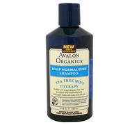 Champ? normalizador del cuero cabelludo Avalon Organics Therapy, menta y ?rbol de t?, 453 ml