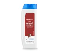 Champ y acondicionador anticaspa 2 en 1 de Amazon Basics para hombres, aroma suave a especias, 355 ml (paquete de 1)