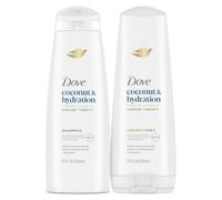 Champ y acondicionador Dove Nourishing Secrets Coconut & Hydration, 2 unidades, para cabello seco, para uso diario, 12 oz