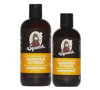 Champ y acondicionador Dr. Squatch Summer Citrus para hombre: mantiene el cabello con un aspecto abundante, saludable y hidratado.
