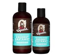 Champ y acondicionador para hombre Dr. Squatch Coconut Castaway: mantiene el cabello con un aspecto abundante, saludable y hidratado.