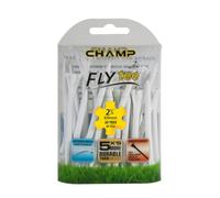 Champ Zarma Unisex Golf Champ Zarma Fly Tee, Blanco, 70 mm