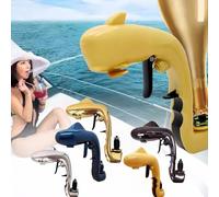 Champagne Beer Bubble Blaster - Adjustable Foam Sprayer with Party Nozzle for Celebrations & Events | Reusable Carbonation Sealer for Wine/Champagne Bottles (Wedding/Birthday/Christmas)(Blue)