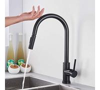 Champagne Bronze Gold Smart Touch Control de cocina Sensor sensible a la batidora Tap A1 Matte Black Diseño moderno para uso sin esfuerzo en su cocina LWX