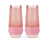 Champagne FREEZE Cooling Cups (set of 2) in Blush Tint by HOST