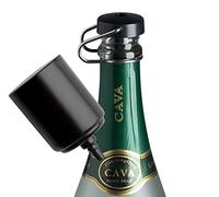 Champagne Fresh - Tapón de champán con bomba de presión, mantiene el champán y el champán frescos hasta 5 días | Tapón reutilizable con bomba antiempañamiento (no para tapón de rosca)