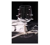 Champagne Goblet Blue Broken Diamond Wedding Toast Cup DIY Material Handmade Engagement Gift Decoration(Brown)
