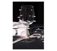 Champagne Goblet Blue Broken Diamond Wedding Toast Cup DIY Material Handmade Engagement Gift Decoration(Orange)