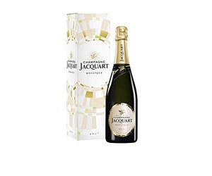 CHAMPAGNE JACQUART - Mosaïque Brut - Bouteille 75 n Étui cadeau - Cuvée pour des petites ou grandes célébrations