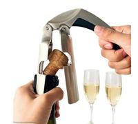 Champagne Opene - 14x9x4cm Portable Metal Puller, Wine Cork Puller | For Men Women Champagne Home Kitchen Bar Travel