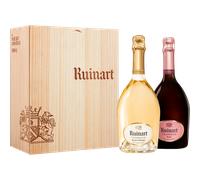 Champagne Ruinart - Blanc de Blancs et Rosé - Estuche 2 Botellas