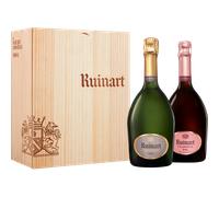 Champagne Ruinart - Estuche 2 Botellas - Brut + Rosé