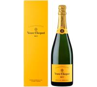 Champagne Veuve Clicquot Yellow Label con estuche