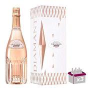 Champagne Vranken - Diamant Rosé - En caja de regalo de 3 * 75cl