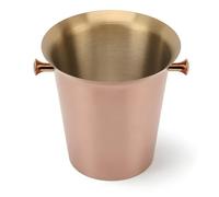 Champanera cubitera de acero inoxidable 5L transparente para vino y cerveza - enfriador con soporte práctico para bar y hogar, ideal para vino, champán y fiestas