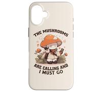 Champiñón Recolectores de setas Mushrooms funny-fungi hongos Carcasa para iPhone 16 Plus