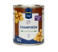 Champiñones Chef - Enteros y Laminados, Versatilidad y Sabor para tus Platos (3 LATAS, Champiñón blanco mini entero 420g.)