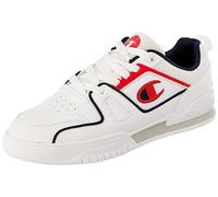 Champion 3 Point Low, Zapatillas Deportivas Hombre, Blanco Azul Marino Rojo, 44 EU