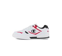 Champion 3 Point Tech Low, Zapatillas para Hombre, Blanco/Rojo/Negro (WW012), 44.5 EU, Blanco Rojo Negro Ww012, 44.5 EU